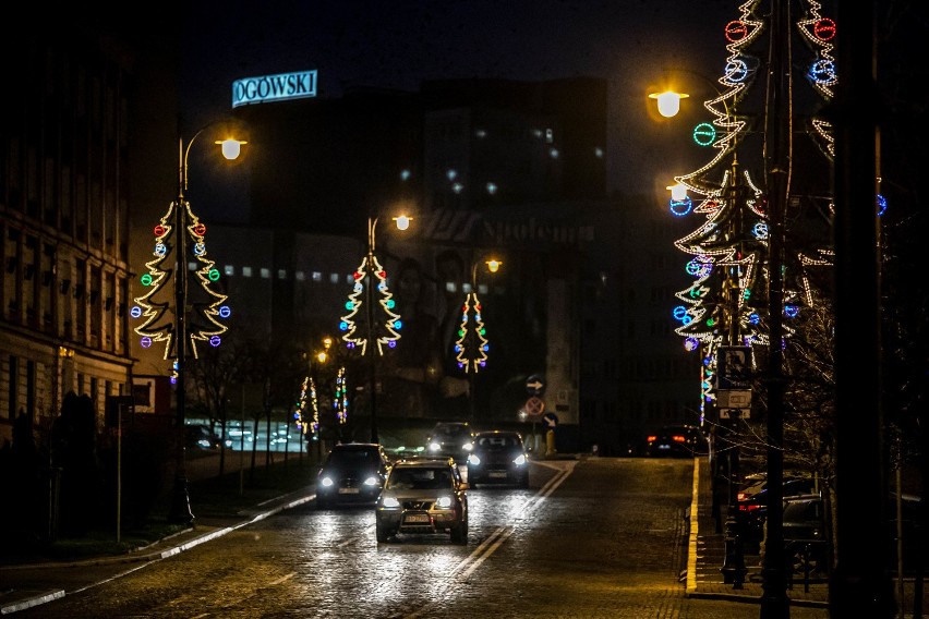 Świąteczne dekoracje iluminacje miasta Białystok 2020