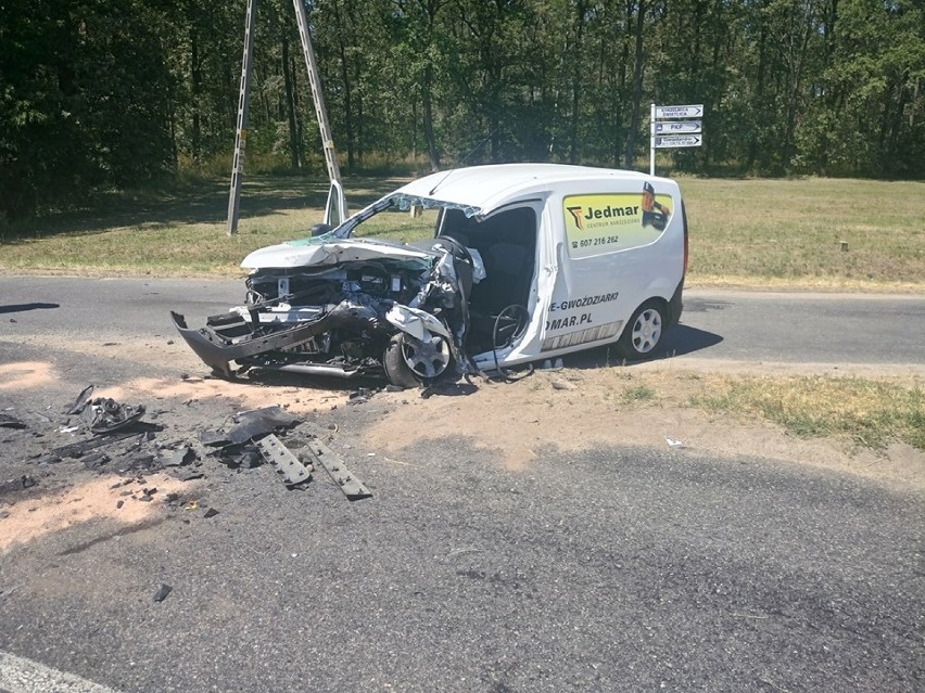 Jedna osoba ranna w wypadku pod Rudną