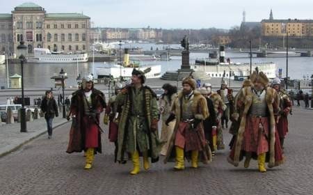 Wizyta gniewskich rycerzy w Sztokholmie wywołała sporą konsternację. Fot. archiwum prywatne