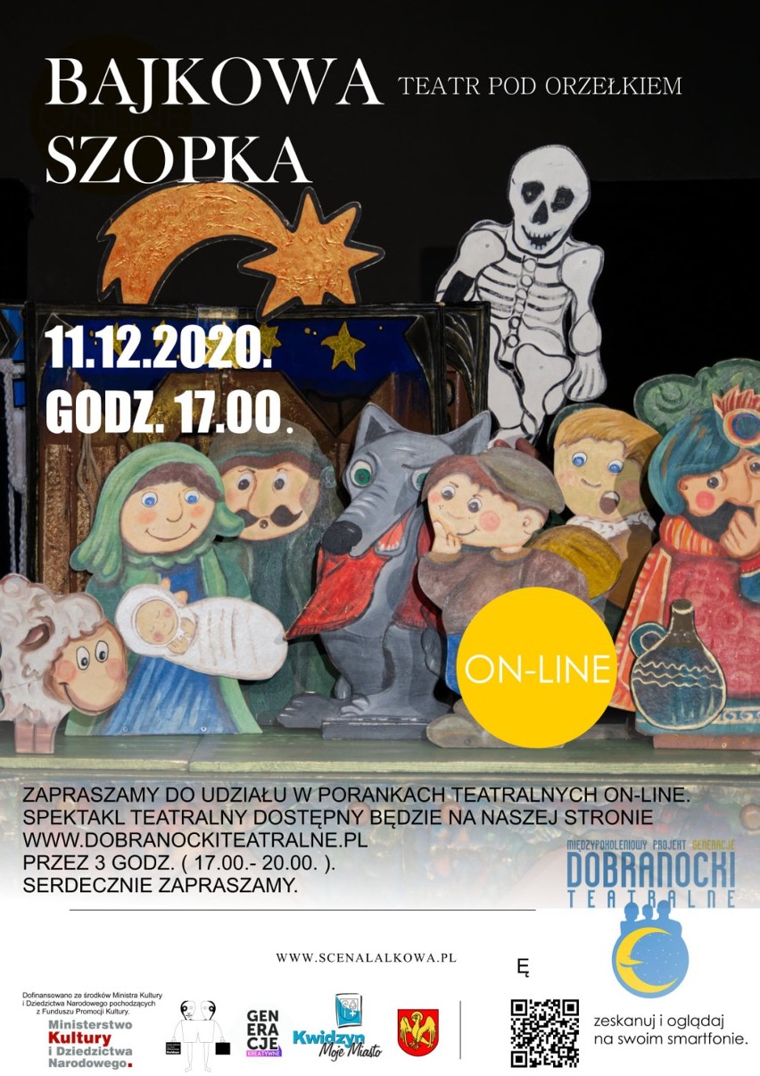 Kwidzyńska Scena Lalkowa zaprasza na grudniową odsłonę Dobranocek Teatralnych online [ZDJĘCIA]