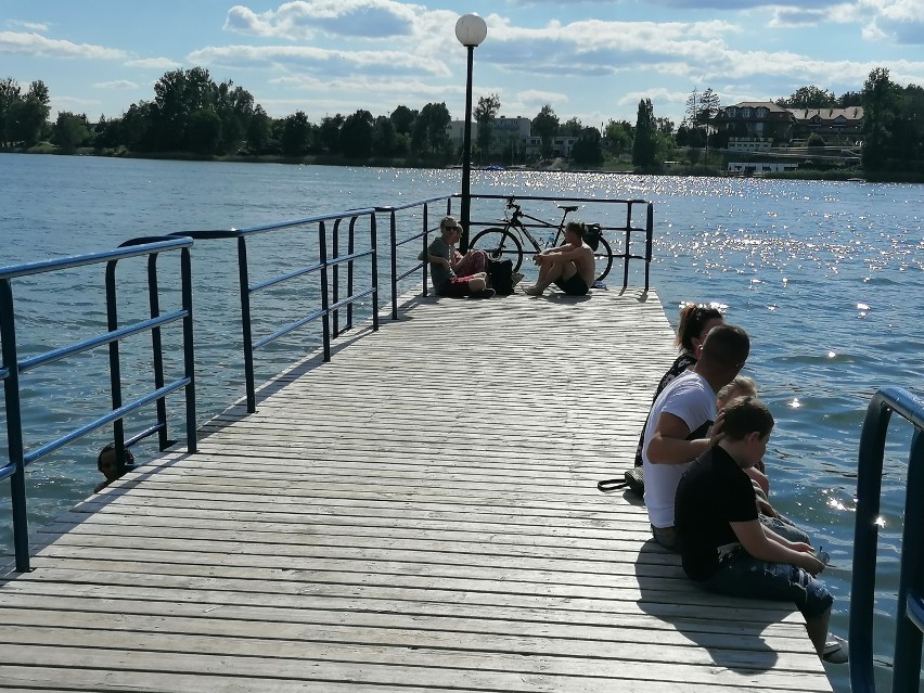 Niedziela w Wągrowcu. Wiele osób wybrało Jezioro Durowskie 