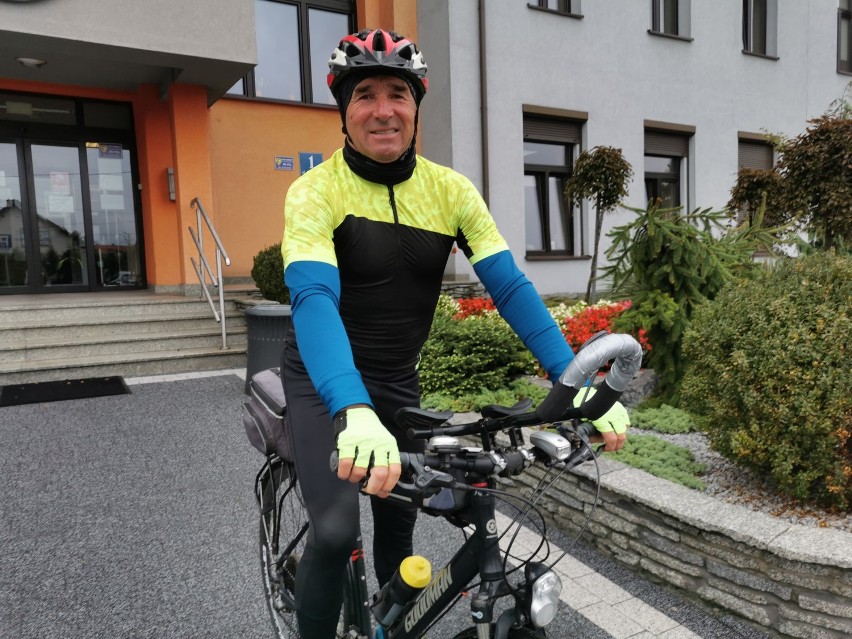 70-letni Tadeusz Bzibziak z Libiąża przejechał na rowerze 100 tys. km. Senior chce bić kolejne rekordy [ZDJĘCIA]