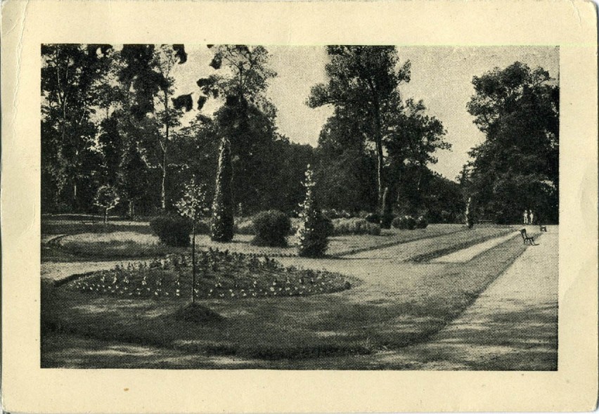 Park miejski w Łęczycy przed 1939 r.