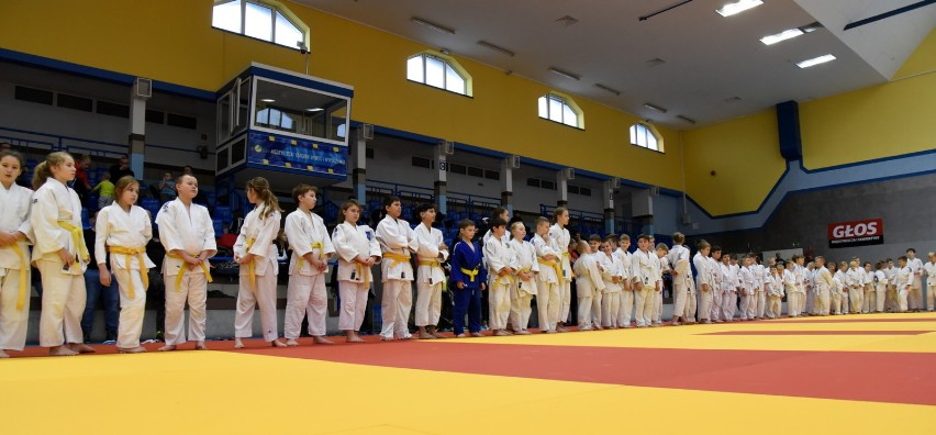 Podczas turnieju w Międzyrzeczu zmierzyli się młodzi judocy...