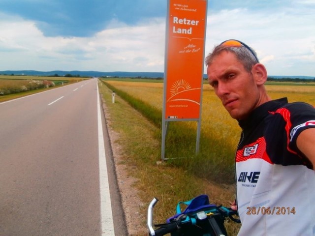 Przemysław Rybak z Zielonej Góry rowerem jeździ już ponad 30 lat.