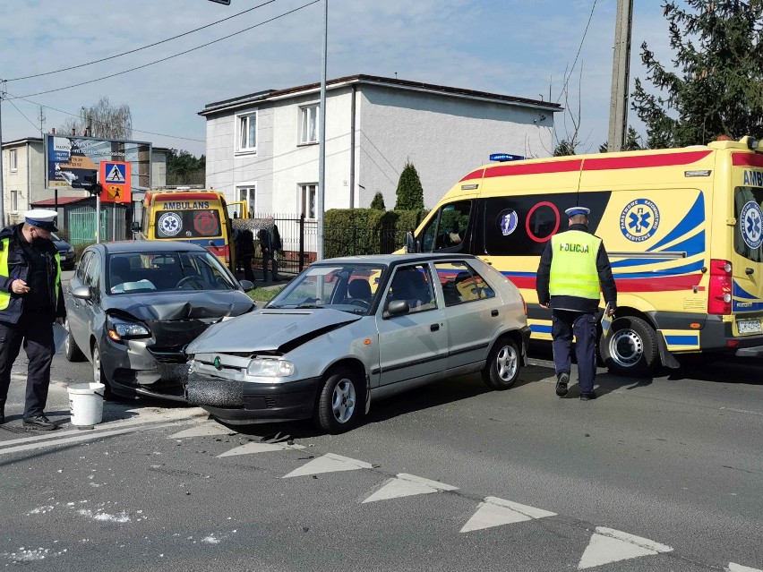Wypadek na skrzyżowaniu Kapitulna - Robotnicza we Włocławku