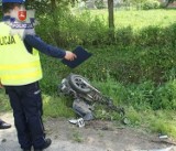 Śmiertelny wypadek motorowerzysty w Zaporzu (ZDJĘCIA)