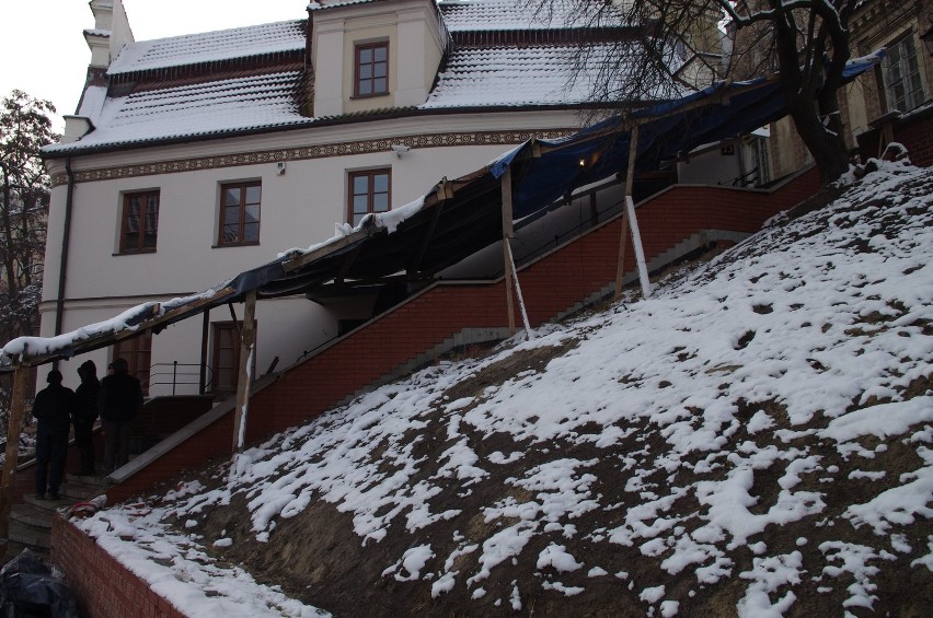 Remont ul. Zamkowej w Lublinie: Schodami pójdziemy w tym...