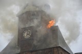 Koszmar! Pożar katedry w Gorzowie. Strażacy całą noc walczyli z żywiołem [FILMY, ZDJĘCIA]