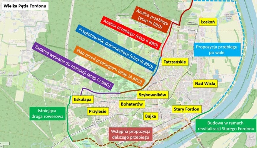 Plan prac zaprezentowany przez Urząd Miasta Bydgoszczy.