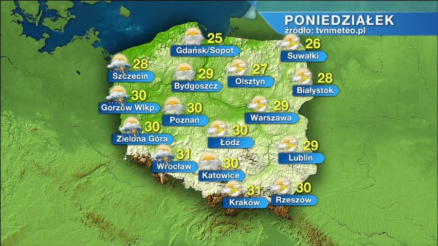 Upały w woj. śląskim - ogłoszono II stopień! Temperatura wyniesie do 33 st. C [OSTRZEŻENIE IMGW]