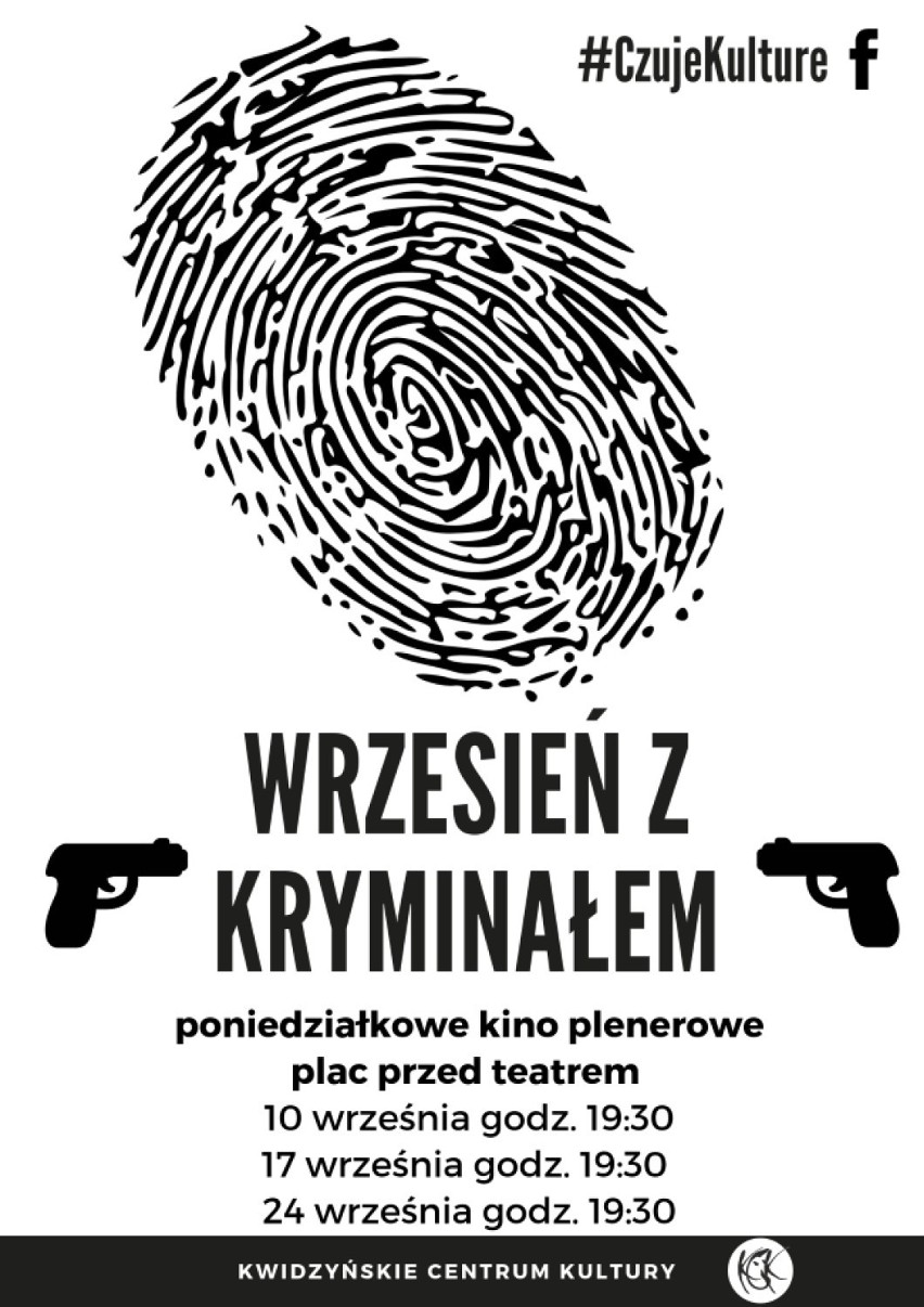 Wrzesień z kryminałem. Kwidzyńskie Centrum Kultury zaprasza na kolejne plenerowe seanse