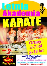 Letnia Akademia Karate w Radomsku. Zapisy