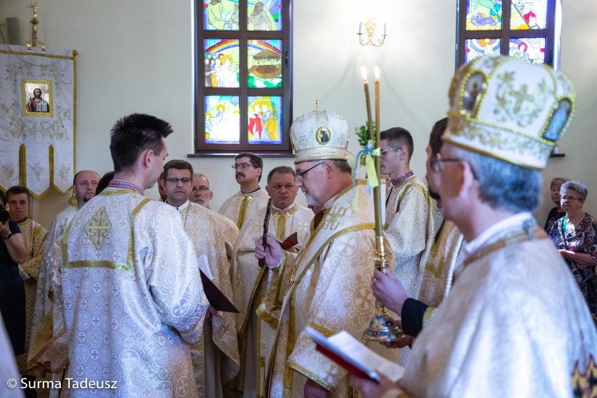 W stargardzkiej cerkwi po raz pierwszy wyświęcony został kapłan. Ojcu Mateuszowi towarzyszyła żona Anna [ZDJĘCIA]