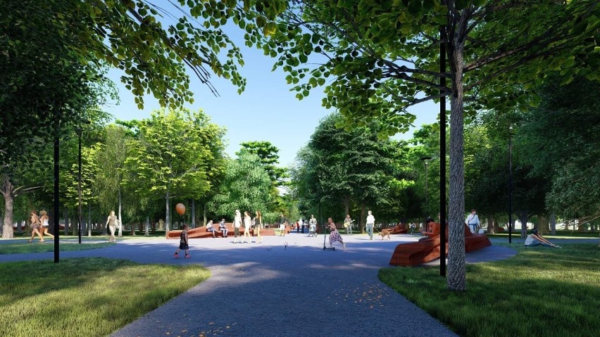 Sosnowiec: W środku betonowego blokowiska ma powstać park. WIZUALIZACJE