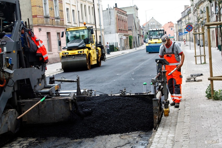 Remont ulicy Wrocławskiej w Górze