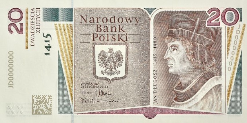 Banknot kolekcjonerski z Janem Długoszem NBP