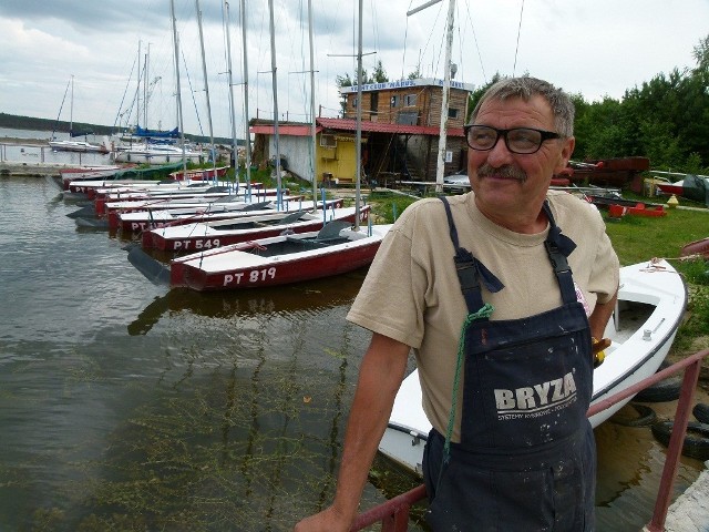 Marek Szturnoga, bosman Portu Jachtowego &#8222;Maruś&#8221; w Smardzewicach
