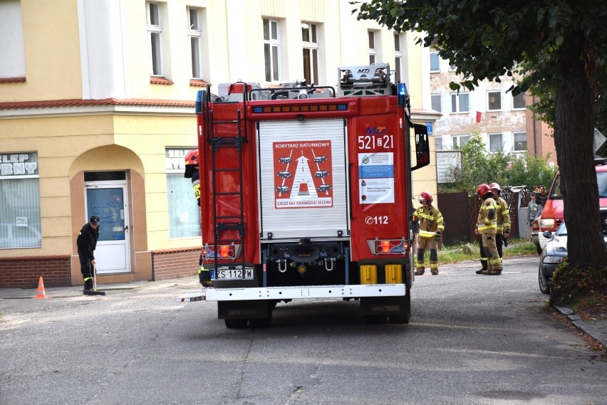 Interwencja strażaków w Sławnie