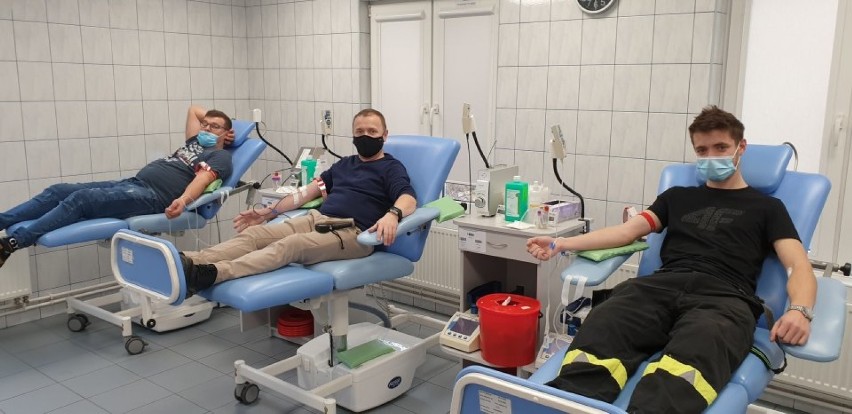 Nagórzany Krew challenge. OSP z Nagórzan zapoczątkowała akcję oddawania krwi [ZDJĘCIA]