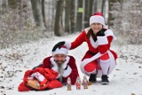 Parkrun Żary. Jak Mikołaj to musi być śnieg! Na mecie na każdego uczestnika czekała niespodzianka