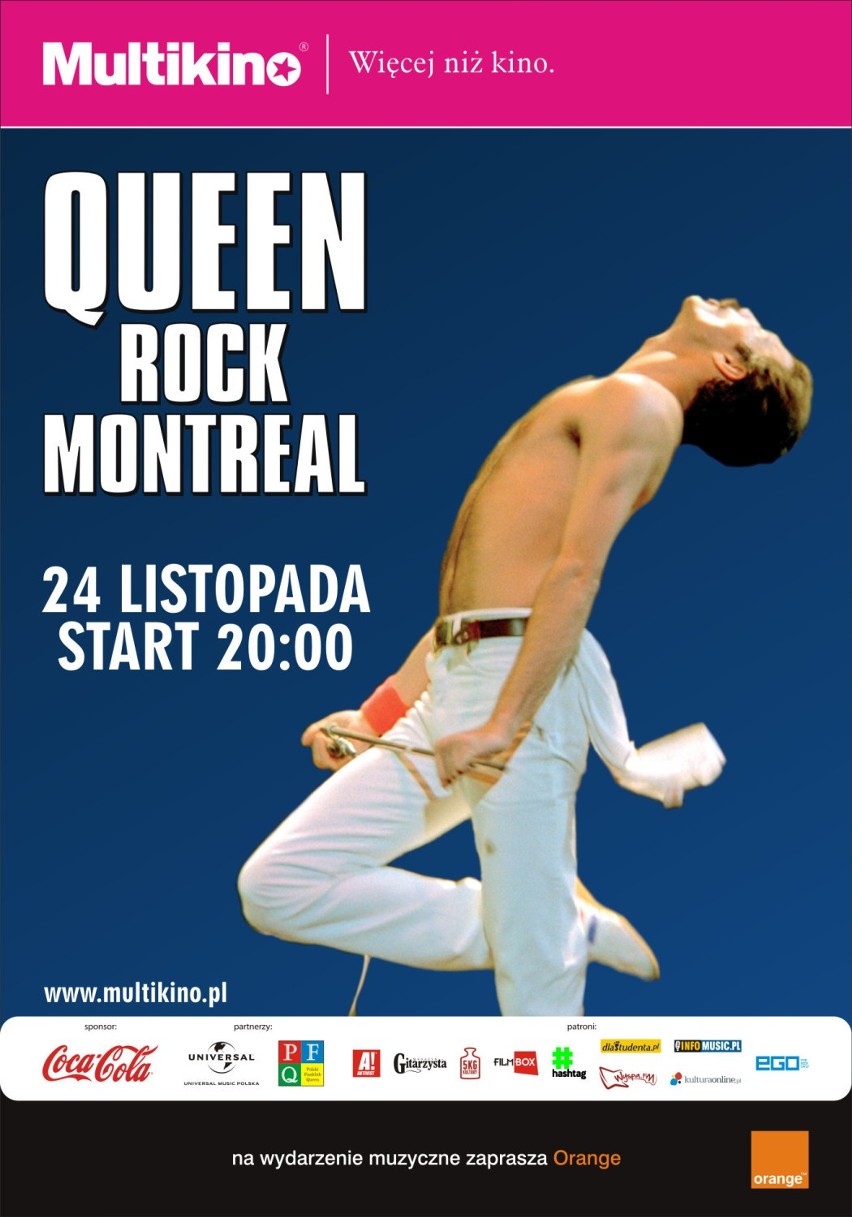 MULTIKINO - QUEEN ROCK MONTREAL

24 listopada, godz. 20.00,...