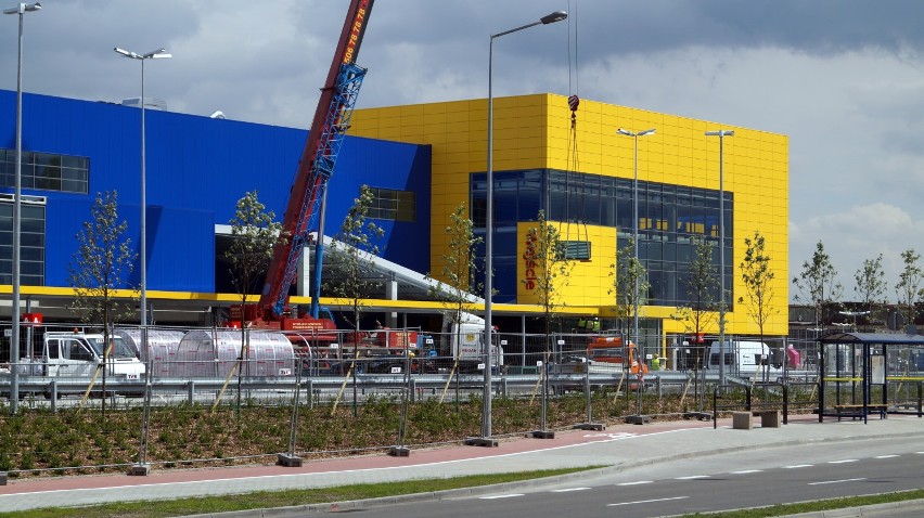 IKEA w Bydgoszczy. Podglądamy plac budowy szwedzkiego sklepu [zdjęcia] 