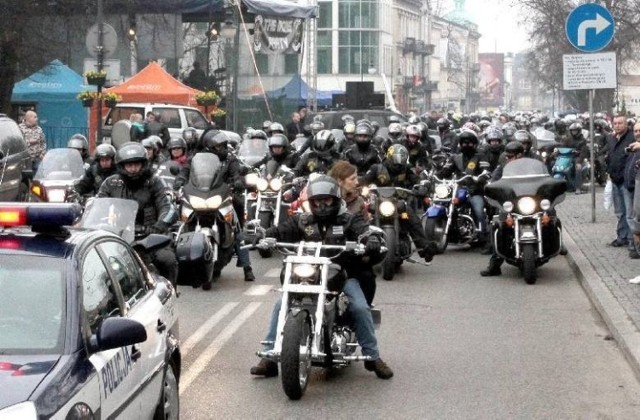 Parady motocyklistów w Radomiu odbywają się dość często.