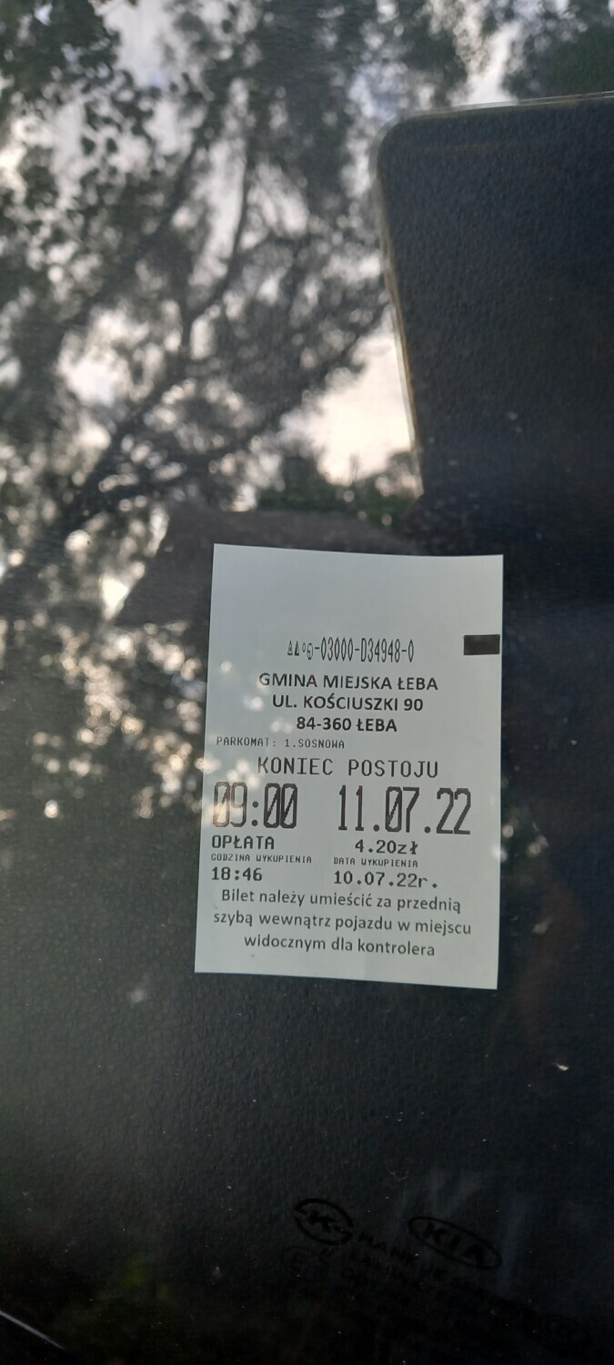 Po naszej publikacji firma WEIP anuluje mandaty za bilety wykupione omyłkowo w innym parkomacie w Łebie