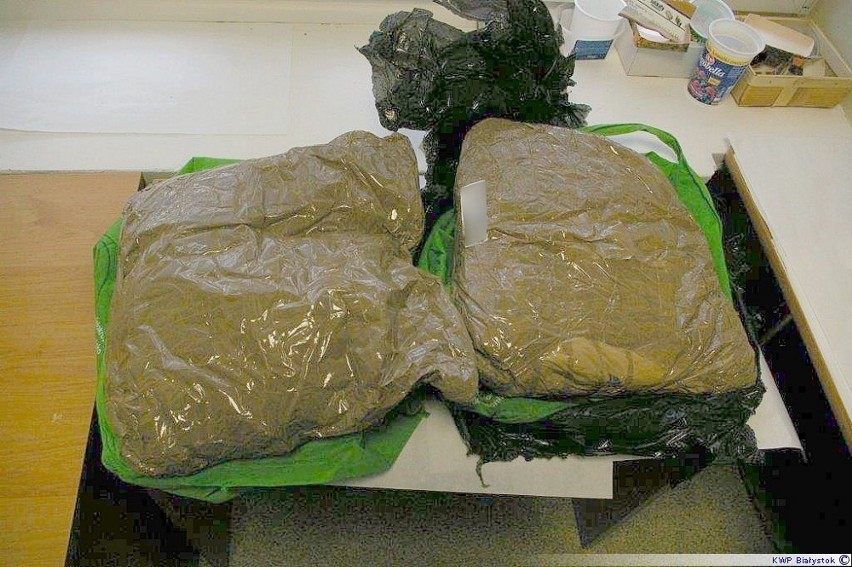 Policjanci z Białegostoku znaleźli 2 kg narkotyków