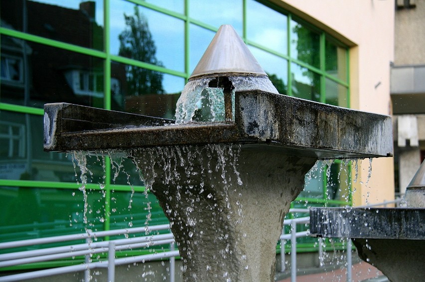 Jedna z zielonogórskich fontann
