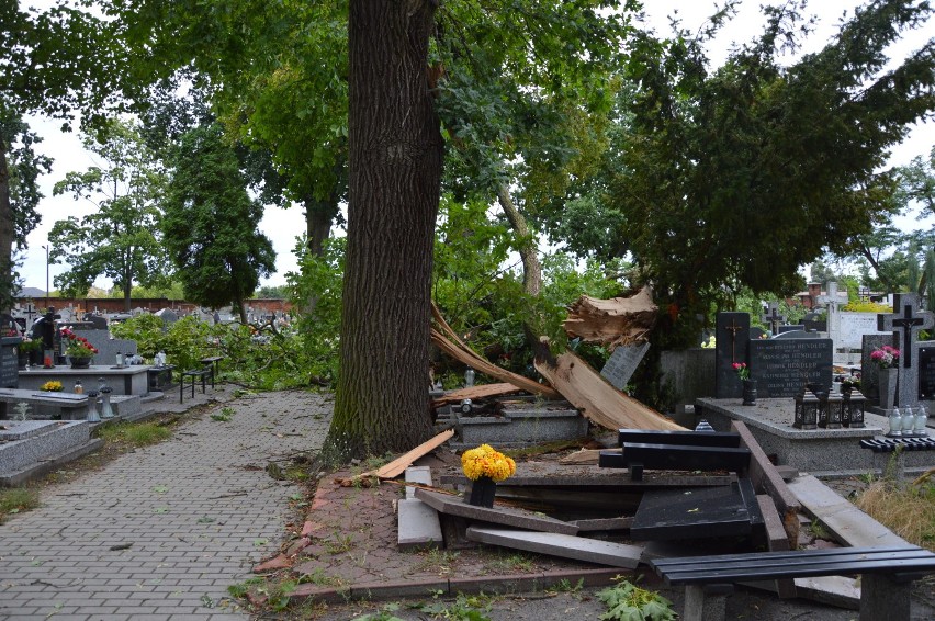 Ostrzeżenie przed silnym wiatrem dla powiatu tomaszowskiego. W mieście wciąż trwa sprzątanie po środowej nawałnicy [ZDJĘCIA]