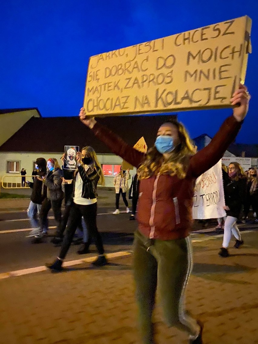 Zobacz zdjęcia z wtorkowego protestu w Skwierzynie....
