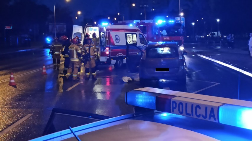 Wypadek na ulicy Górnośląskiej w Kaliszu