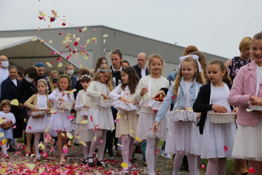 Procesja Bożego Ciała w parafii Świętego Józefa Opiekuna Kościoła w Wolsztynie