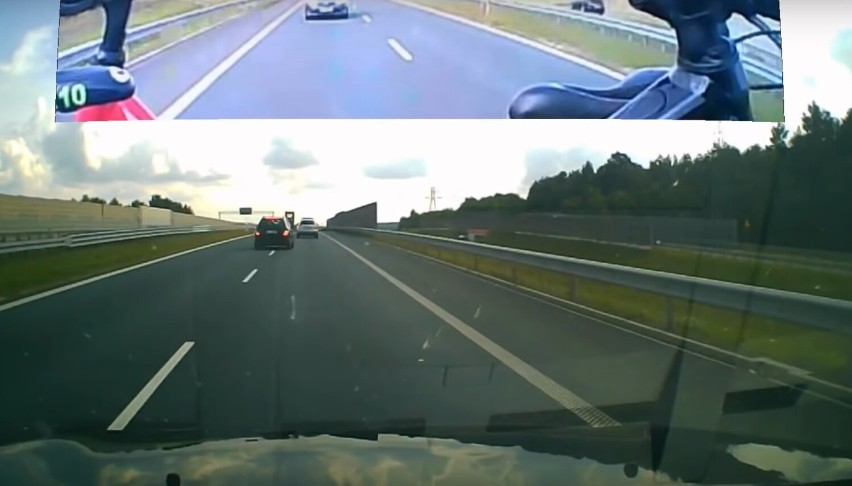 Szokujące nagranie z niedzielnego (29 sierpnia) wypadku na S3 koło Polkowic! 