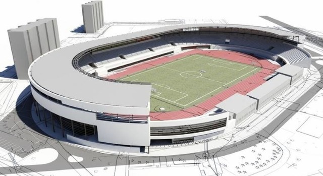 Tak ma wyglądać stadion PCLA według koncepcji przygotowanej przez architektów