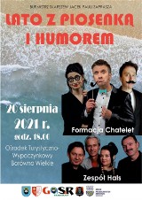Kabaret i koncert na plaży w Borównie Wielkim 