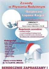 "Świąteczne Łapanie Karpia" w Kraśniku. Rodzinne zawody pływackie już w niedzielę