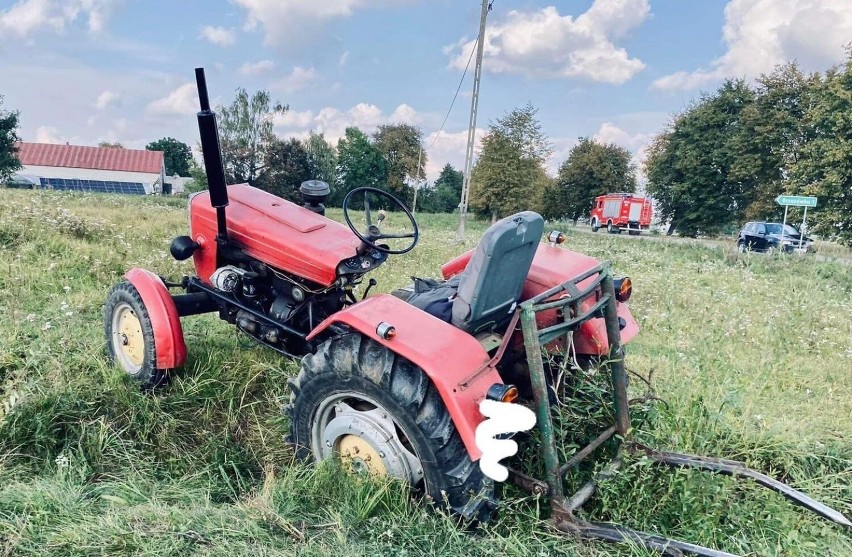 Komorniki. Wypadek z udziałem ciągnika rolniczego. Nie żyje 53-letni mężczyzna 