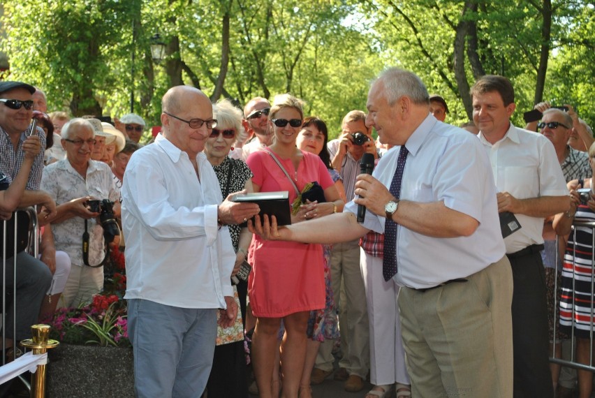 Wojciech Pszoniak ma swoją gwiazdę na Ciechocińskim Deptaku...