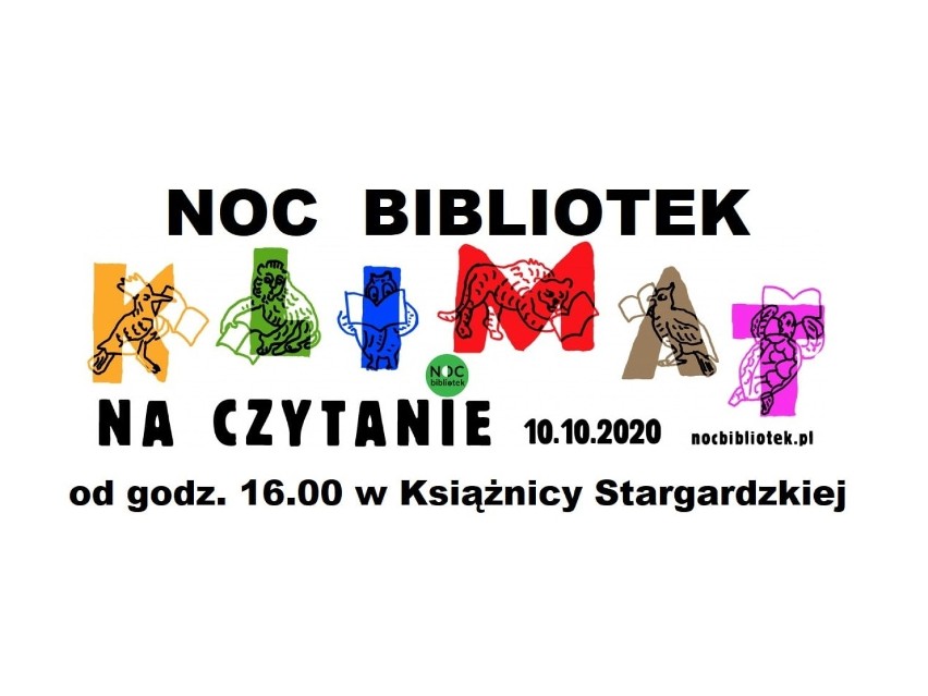 Noc Bibliotek 2020. Książnica Stargardzka zaprasza do "Klimatycznego miasteczka bibliotecznego"