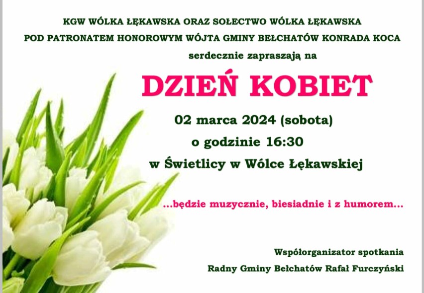 Dzień Kobiet 2024. Jakie imprezy przygotowano dla pań w Bełchatowie i regionie?
