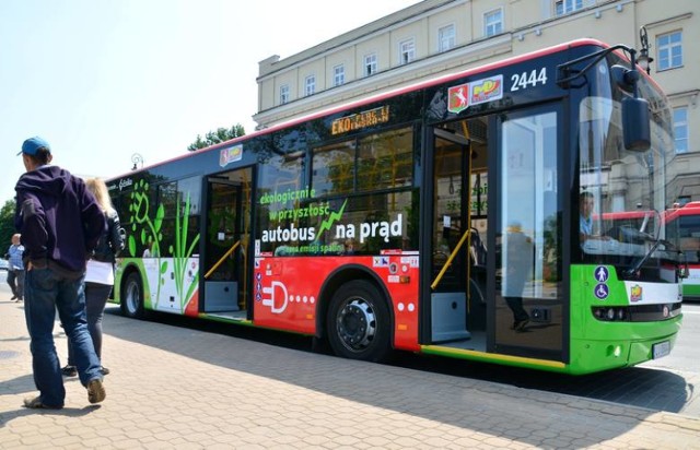 Autobus elektryczny Ursusa obsługuje w Lublinie linię „Eko”.