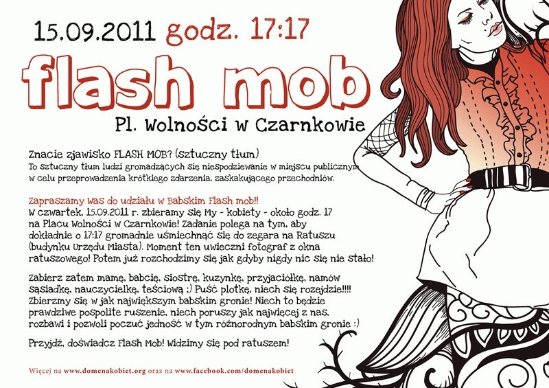 Babski flash mob w Czarnkowie