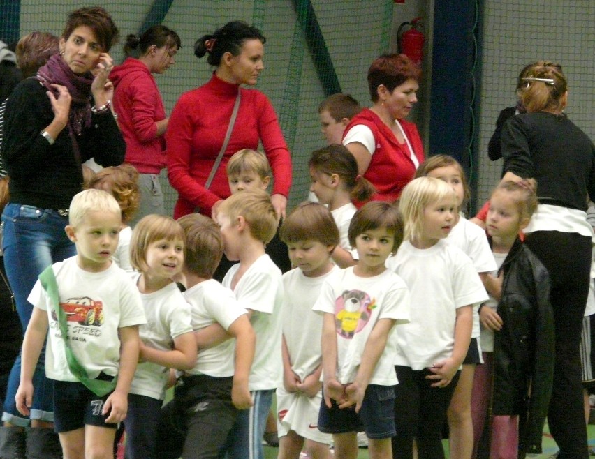 Zawody sportowe przedszkolaków