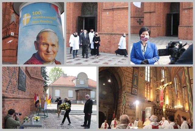 100. rocznica urodzin świętego Jana Pawła II we Włocławku. Msza w katedrze
