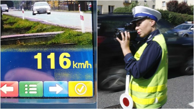 Akcja drogówki z radarem w Otfinowie koło Tarnowa dogo kosztowała amatorów zbyt szybkiej jazdy