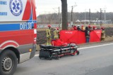 Śmiertelny wypadek koło Wrocławia. W Żernikach Wrocławskich zginął motocyklista, który uderzył w przepust. Lądował LPR