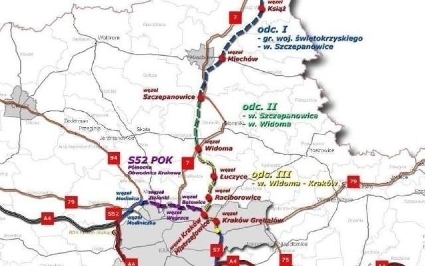 Można budować drogę ekspresową S7 między Widomą a Szczepanowicami. Wojewoda wydał pozwolenie na budowę tego odcinka.